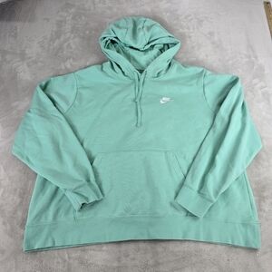 Nike Pullover Hoodie Lime Green Woemns Sz 2XL